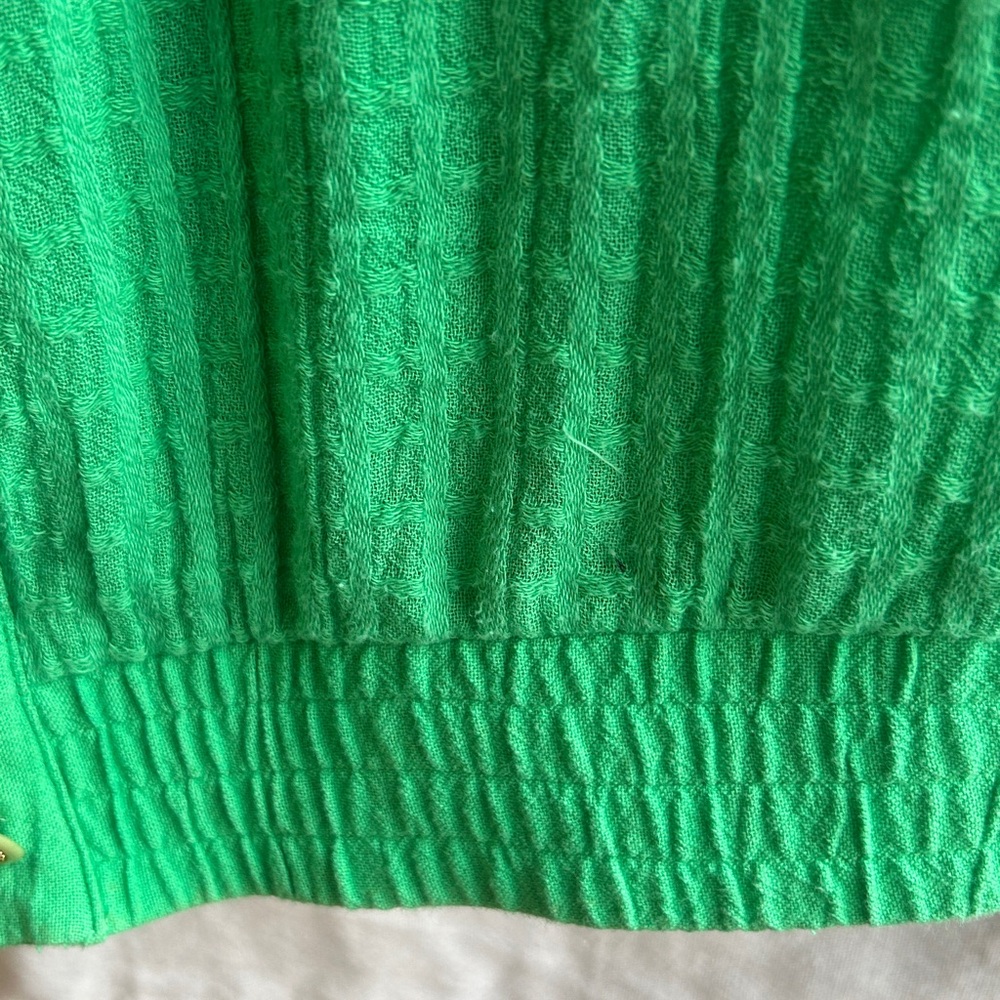 City Girl Sport green two-piece vintage poly cotton top jacket set - Picture 4 of 7
